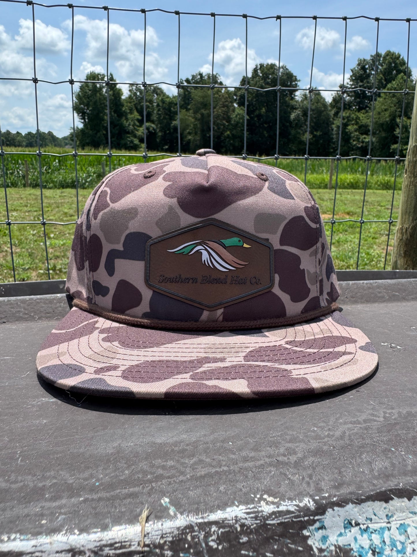 Basic Colored Patch Rope Hat