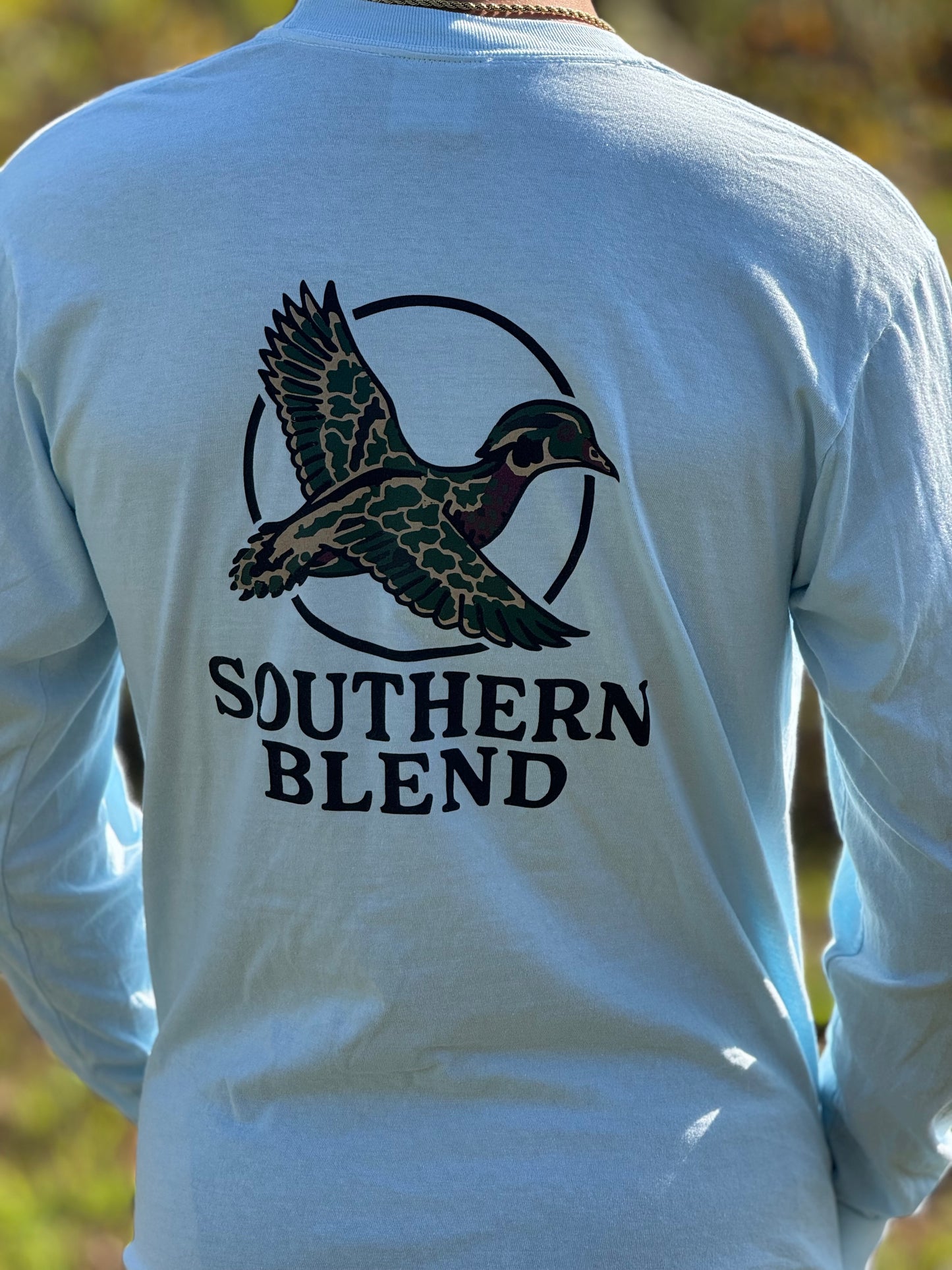 Camo Wood Duck Long Sleeve