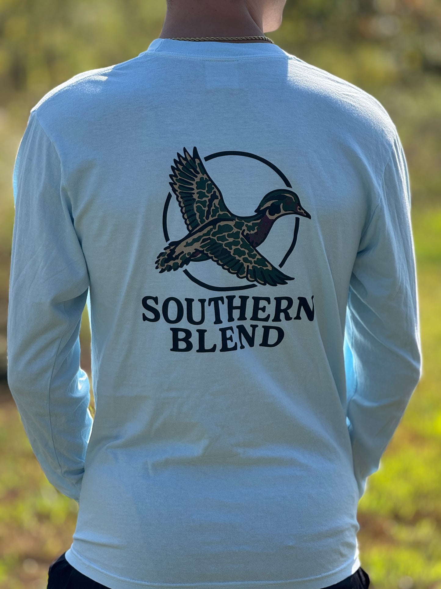 Camo Wood Duck Long Sleeve